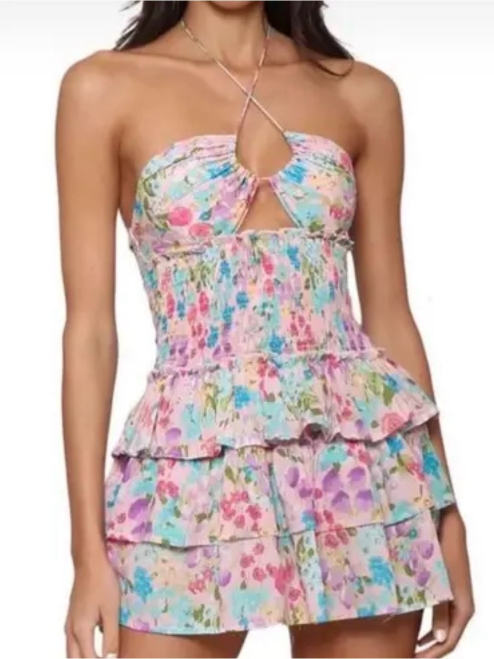 Mixology We’re all pretty girl’s WAPG Deju Vu Printed Floral Dress
